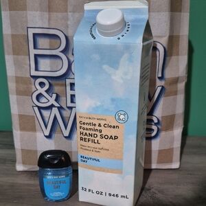 Bath & Body Works Beautiful Day Hand Soap Refill and PocketBac Set
